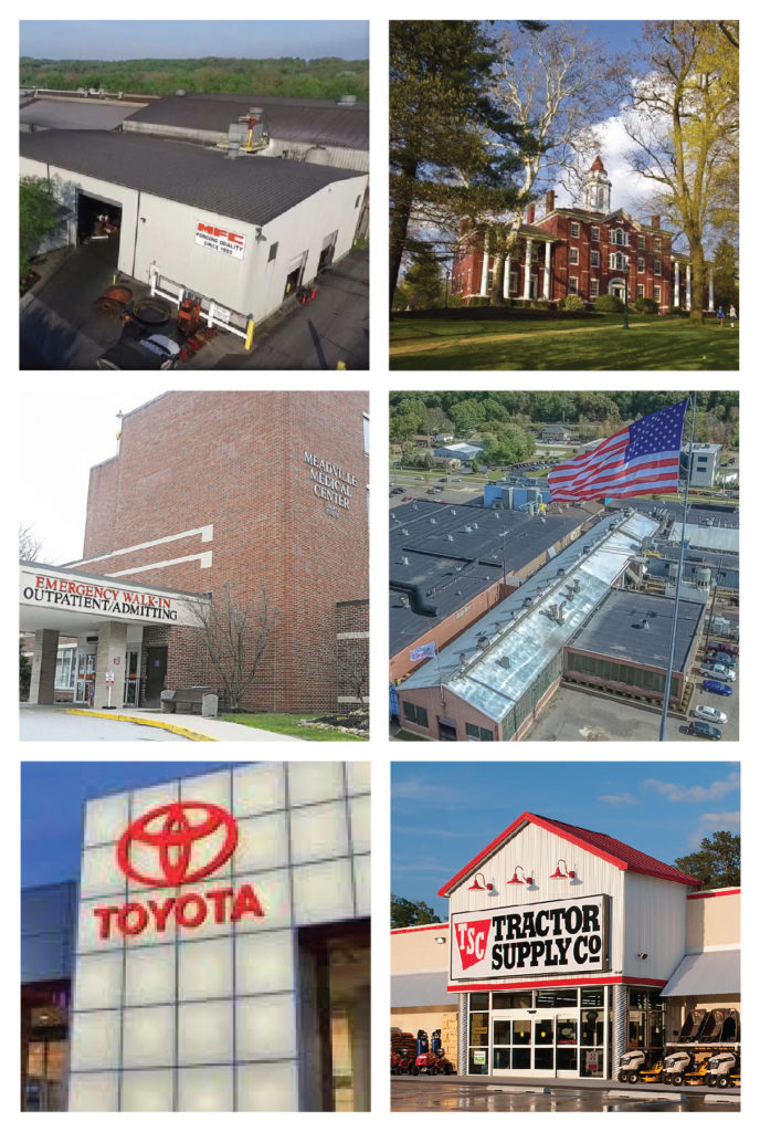 Pictures of buildings that have experienced maintenance services from Associated Contrators